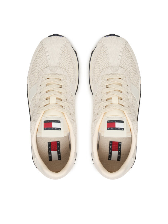 Tommy Jeans Sneakers Tommy Jeans Tjw Retro Runner Archive EN0EN03013 Écru
