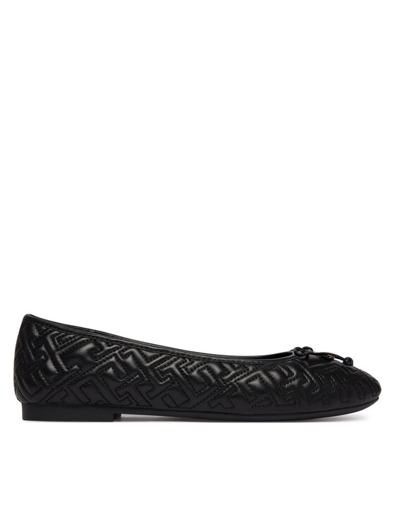 Tommy Hilfiger Balerini Tommy Hilfiger Th Quilted Ballerina FW0FW09264 Negru