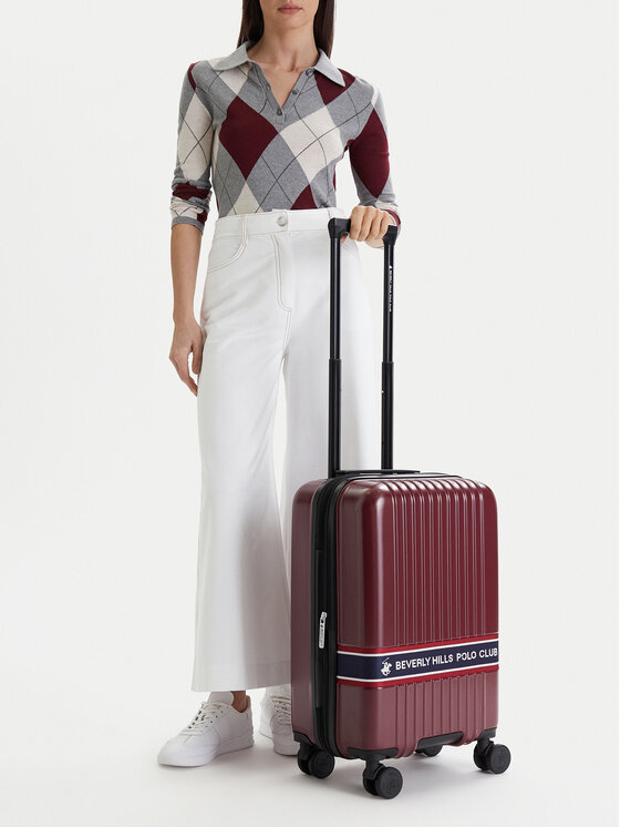 Beverly Hills Polo Club Maleta de cabina Beverly Hills Polo Club CEO-BHPC-S-007-08-BURGUNDY Guinda/burdeos