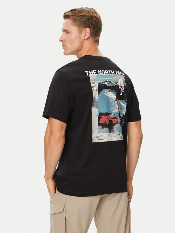 The North Face The North Face Camiseta Apex ’75 Collage NF0A8H5K Negro Regular Fit