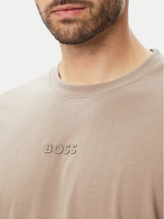 BOSS BOSS Majica Tee 10 50519368 Bež Relaxed Fit