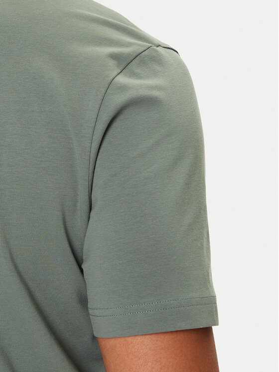 BOSS BOSS Camiseta 50506373 Verde Regular Fit