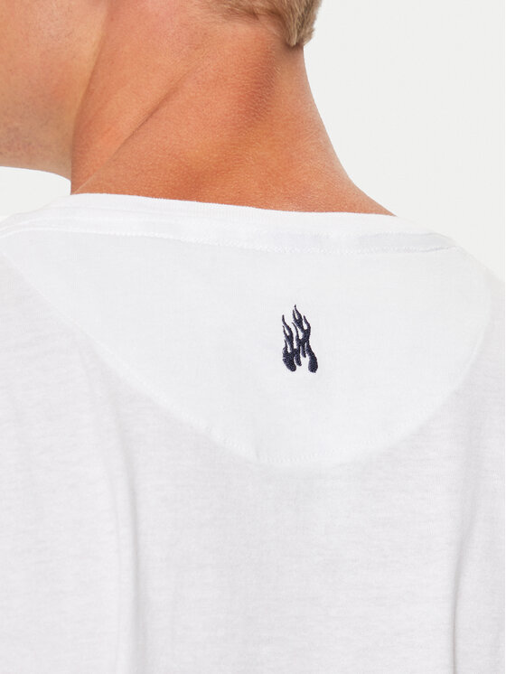 Brave Soul Brave Soul Camiseta MTS-149SKEN Blanco Regular Fit