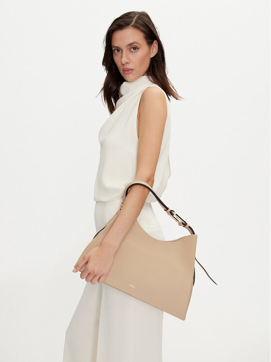 Furla Torebka Furla Nuvola L Hobo WB01246 BX2045 8E000 Beżowy