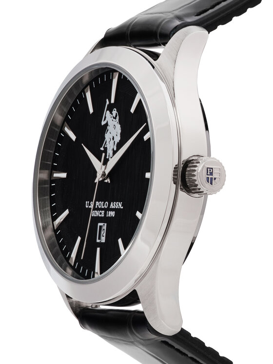 U.S. Polo Assn. Pulkstenis U.S. Polo Assn. Yale USP7370BK Melns