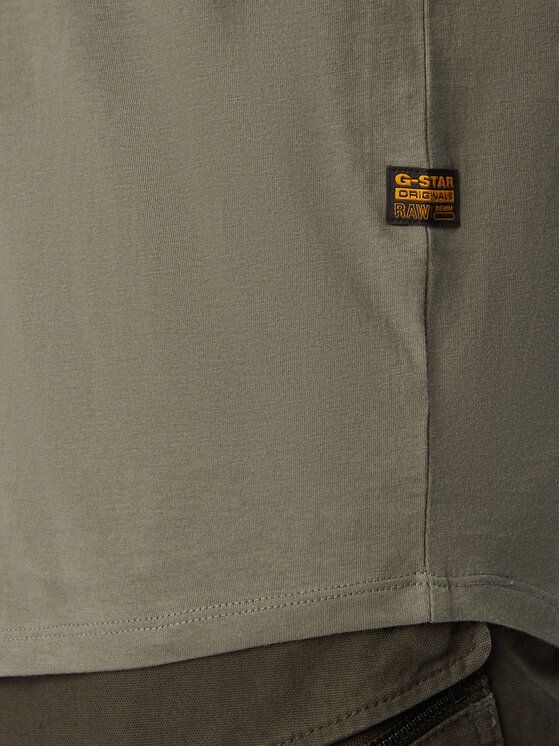 G-STAR G-Star Raw Футболка Lash D16396-B353 Хакі Regular Fit