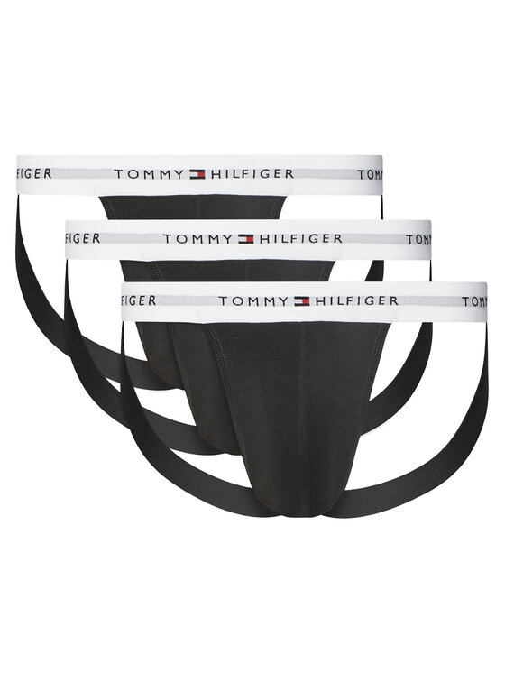 Tommy Hilfiger Tommy Hilfiger Σετ σλιπ Jock Strap UM0UM03377 Μαύρο