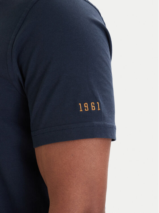 Aeronautica Militare Aeronautica Militare Camiseta 261TS2534UJ00641 Azul marino Regular Fit