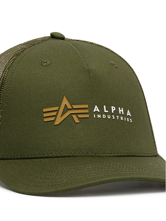 Alpha Industries Czapka z daszkiem Alpha Industries Label 106901 Zielony