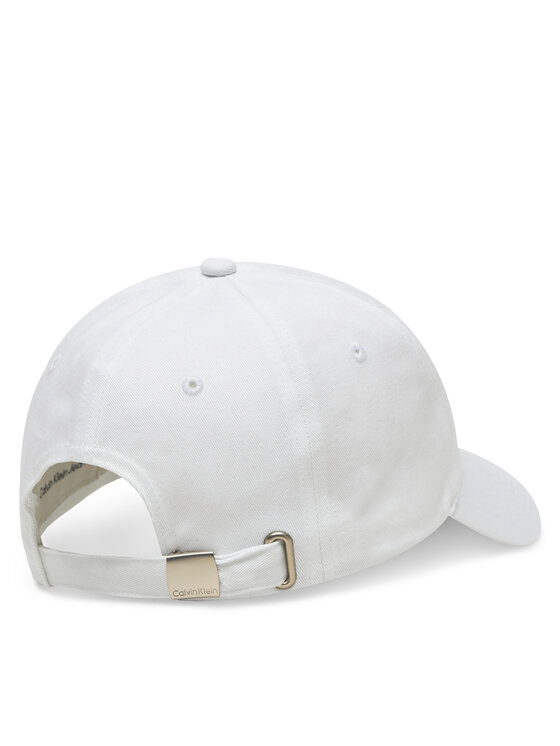 Calvin Klein Jeans Καπέλο Jockey Calvin Klein Jeans Printed Monologo Cap LV04K5027G Λευκό