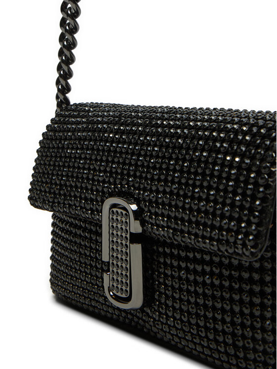 Marc Jacobs Сумка Marc Jacobs The Rhinestone J Marc Mini Shoulder Bag H912M06RE22 Чорний
