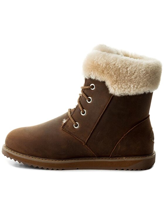 EMU Australia Śniegowce EMU Australia Shoreline Leather Lo W11588 Brązowy