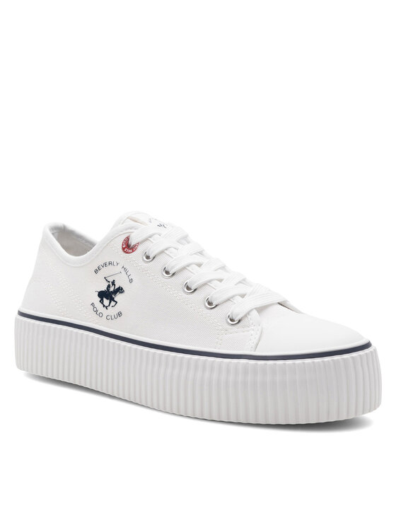 Beverly Hills Polo Club Plátenky Beverly Hills Polo Club BHPC027M Biela