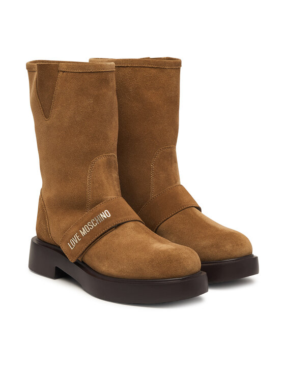 LOVE MOSCHINO Ботильйони LOVE MOSCHINO JA24064G1PIG0210 Коричневий