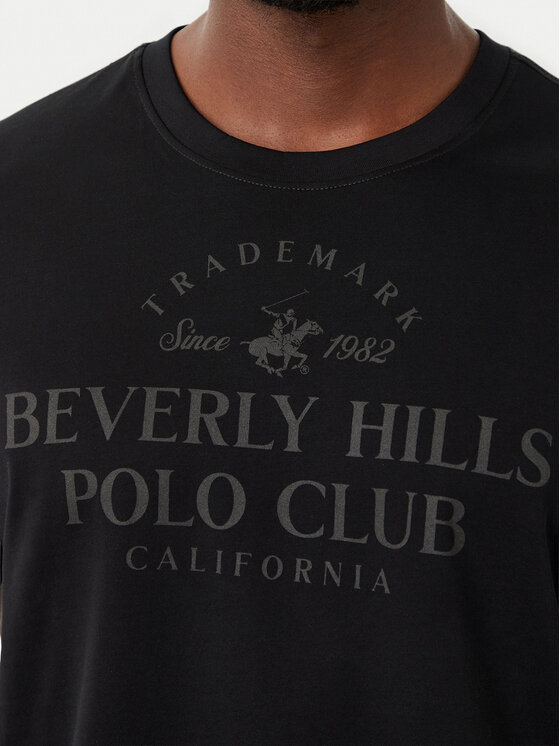Beverly Hills Polo Club Beverly Hills Polo Club Camiseta M1303 Negro Regular Fit