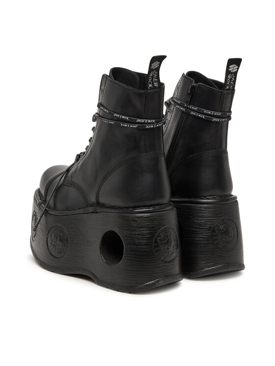 NEW ROCK Черевики NEW ROCK M-MILI083CCT-C18 Чорний