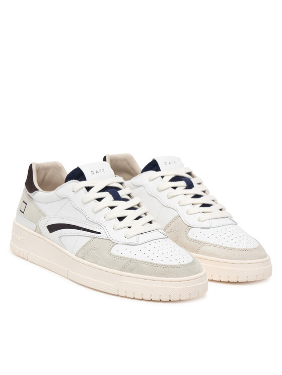 D.A.T.E. Sneakersy D.A.T.E. Torneo M451-TP-CA Biela