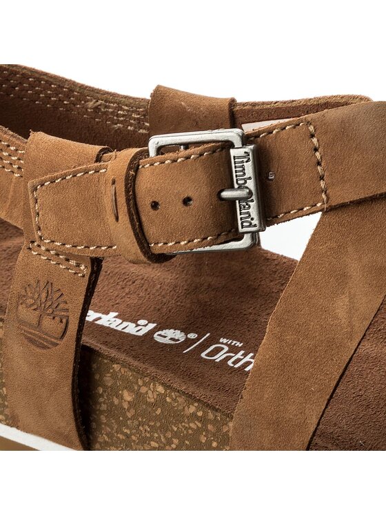 Timberland Босоніжки Timberland Malibu Waves Ankle A1MQR Коричневий