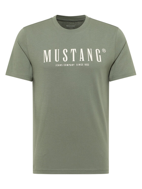 Mustang Mustang Camiseta Austin 1016853 Verde Regular Fit