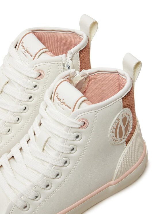 Pepe Jeans Кеди Pepe Jeans Ottis Young G PGS30608 Білий