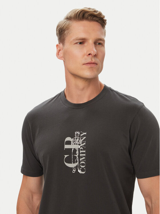 C.P. Company C.P. Company Camiseta 21CMTS134A005100W Gris oscuro Regular Fit