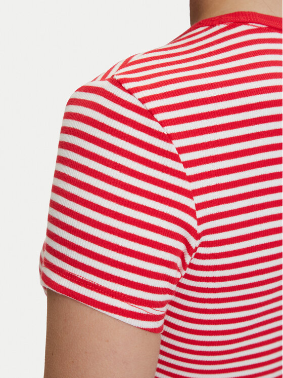 Tommy Jeans Tommy Jeans Camiseta DW0DW17383 Rojo Slim Fit