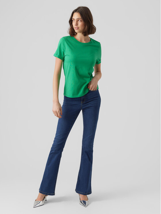 Vero Moda Vero Moda Camiseta 10243889 Verde Regular Fit
