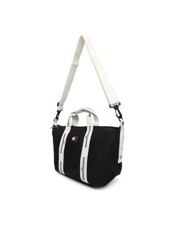 Tommy Jeans Borsetta Tommy Jeans Ess Daily Mini Tote AW0AW18460 Nero