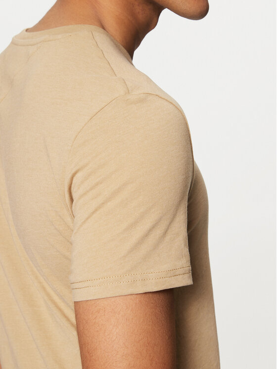 Tommy Jeans Tommy Jeans Camiseta Jaspe DM0DM20363 Beis Slim Fit