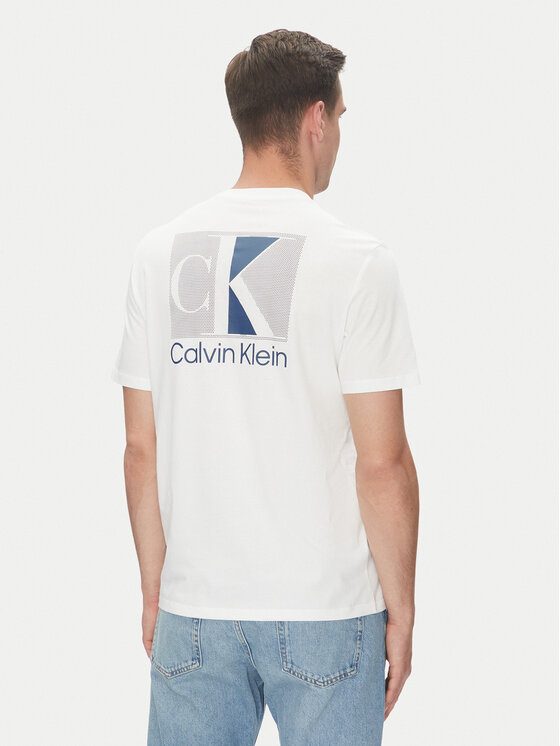 Calvin Klein Calvin Klein Majica LV04RC853G Bela Regular Fit