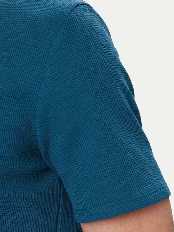 BOSS BOSS Camiseta Waffle 50535892 Azul Regular Fit