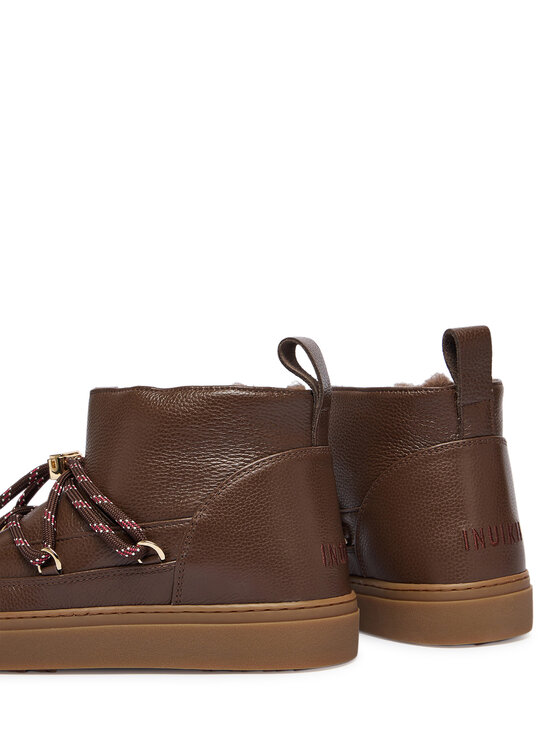 Inuikii Sniega zābaki Inuikii Full Leather Gloss 1001.001.0371 Brūns