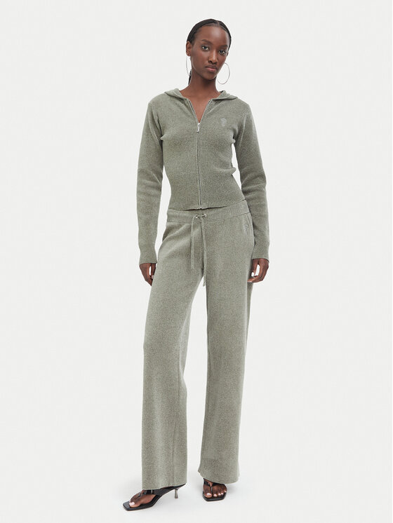 Juicy Couture Juicy Couture Pantalones de chándal JCWEB006 Caqui Regular Fit