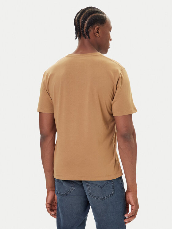 Pepe Jeans Pepe Jeans Camiseta Eggo N PM509979 Beis Regular Fit
