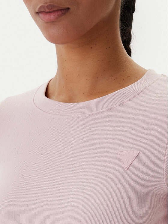 Guess Guess Camiseta V6RP02 Z4692 Rosa Slim Fit