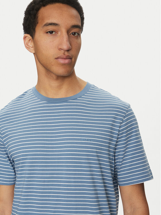 BOSS BOSS Футболка TalesStripe 50499334 Голубий Relaxed Fit