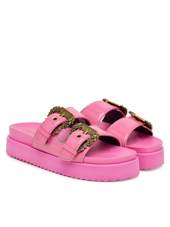 Versace Jeans Couture Шльопанці Versace Jeans Couture 80VA3SM1 ZS190 499 Рожевий