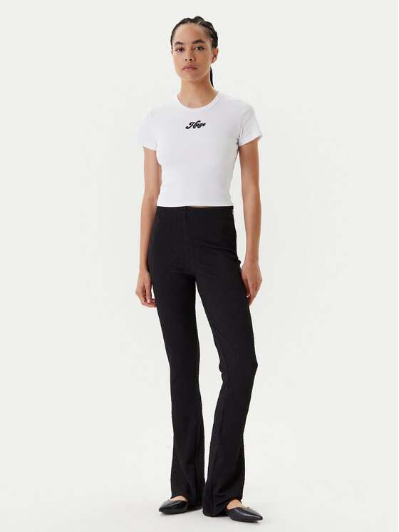 HUGO HUGO Футболка Delanor_2 50539132 Білий Slim Fit