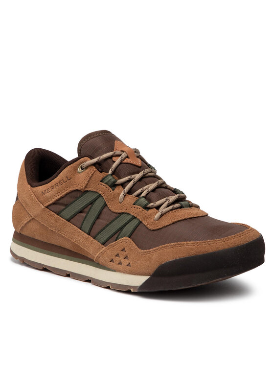Merrell Nizki čevlji Merrell Burnt Rock Mills J002811 Rjava