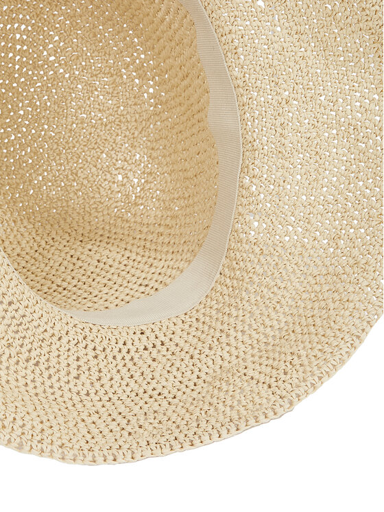 Calvin Klein Cappello Calvin Klein Wide Brim Straw Bucket Hat K60K612914 Beige
