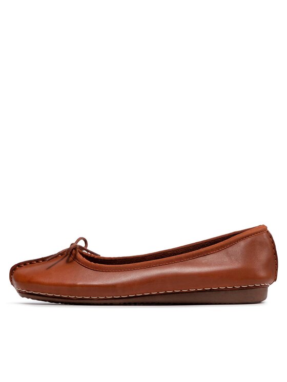 Clarks Baleríny Clarks Freckle Ice 203529304 Hnedá