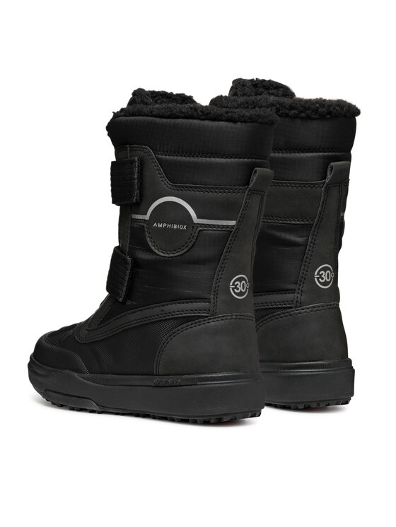 Geox Μπότες Χιονιού Geox J Bunshee Pg Boy B A J46D8A 0MEFU C9999 M Μαύρο
