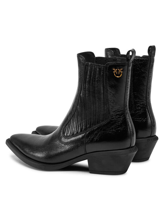 PINKO Ковбойські чоботи PINKO Tex 14 SD0345P083 Чорний