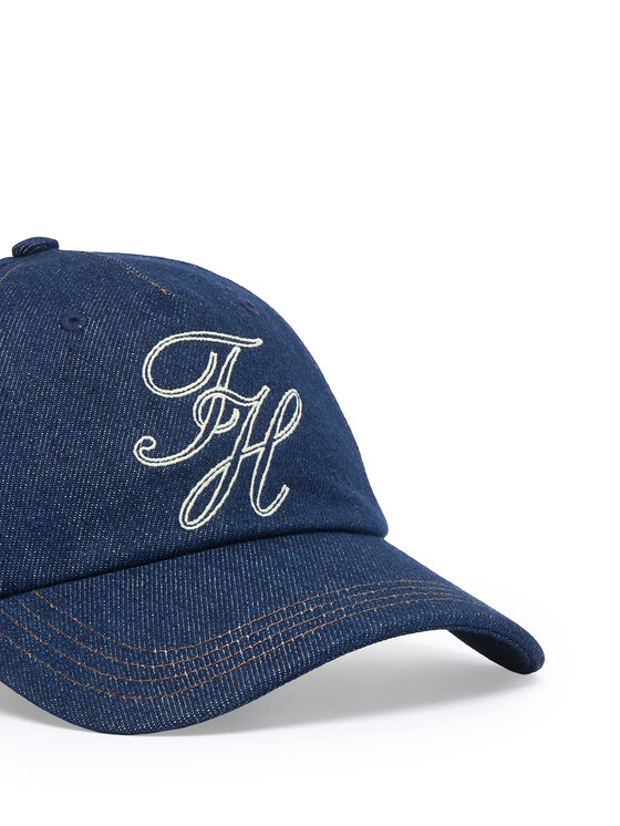 Tommy Hilfiger Cappellino Tommy Hilfiger Th Script Denim AM0AM14551 Blu scuro