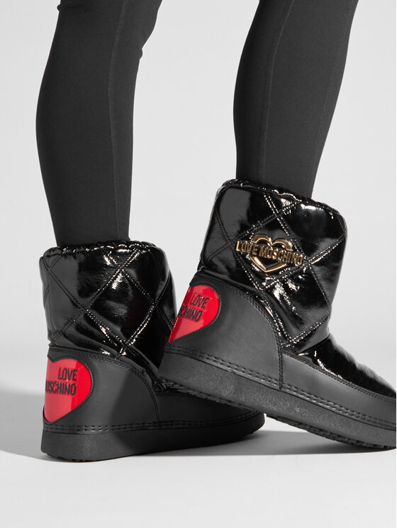 Cizme de zăpadă LOVE MOSCHINO JA24982G0HEB1000 Negru | Epantofi.ro