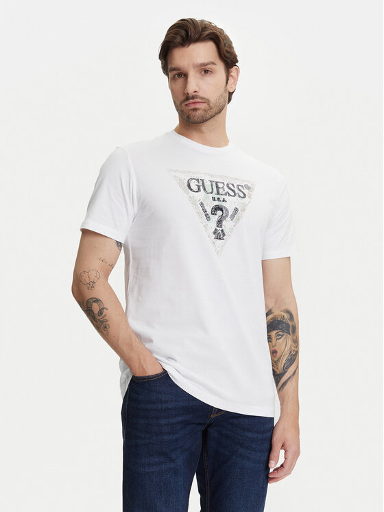 Guess Guess Футболка M5YI15 I3Z14 Білий Regular Fit