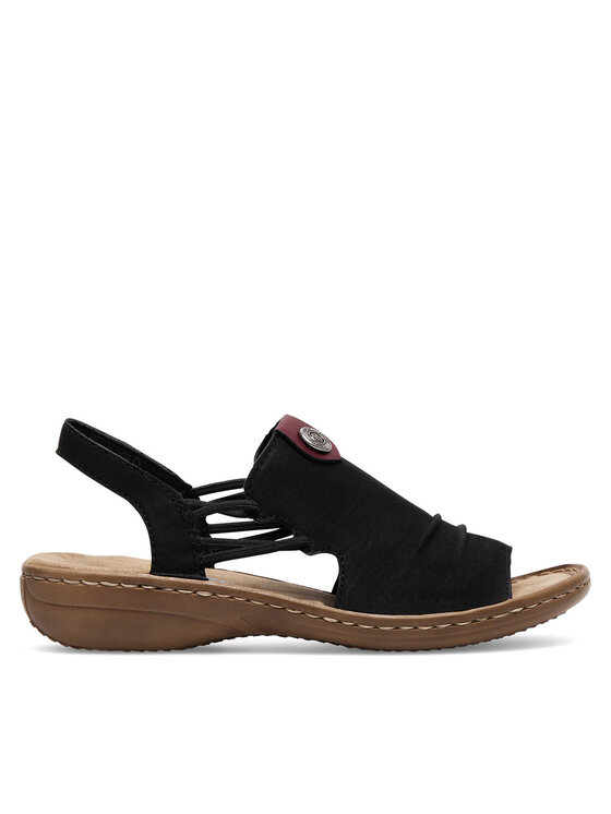 Rieker Sandale Rieker 60872-00 Negru