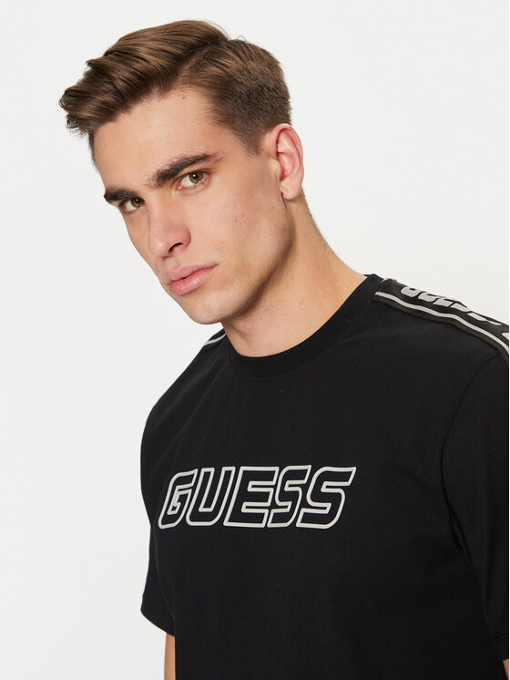 Guess Guess Camiseta Arlo Z4GI18 J1314 Negro Regular Fit