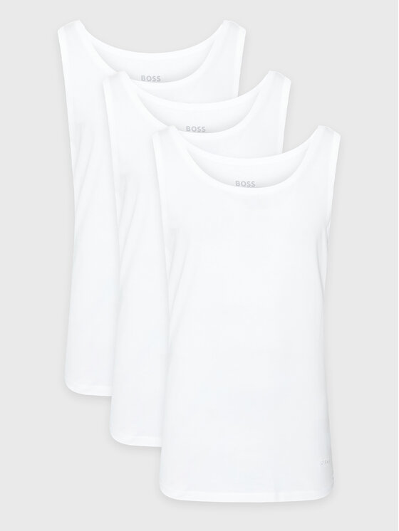 BOSS BOSS Комплект майок без рукавів 50475278 Білий Regular Fit
