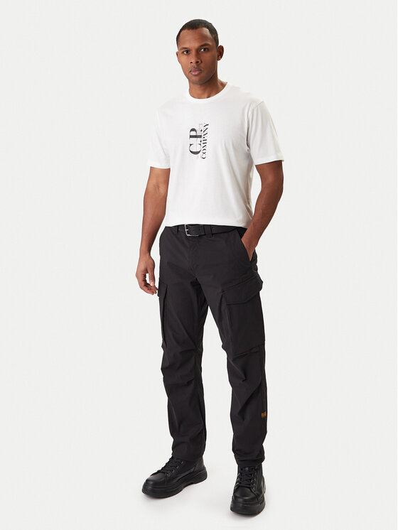 C.P. Company C.P. Company Camiseta 20CMTS084A005100W Écru Regular Fit
